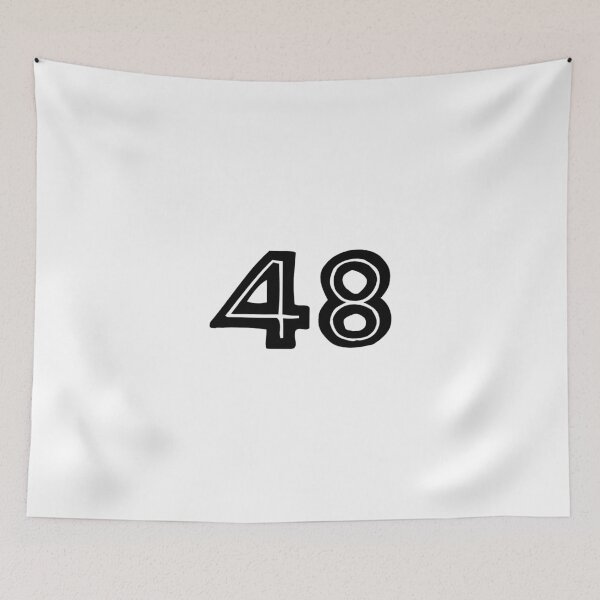 Item preview, 48, forty-eight, black, tribal, african designed and sold by Numbers-Art.