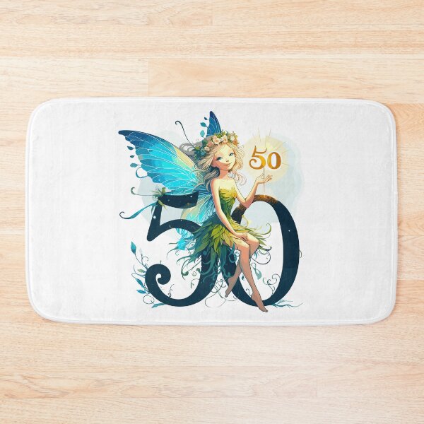 Item preview, 50 years fairy elf sweet birthday gift designed and sold by Pineapple-Tree.