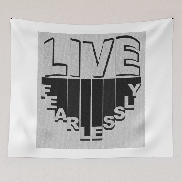 Item preview, Live Fearlessly designed and sold by ArtsyExplorer.