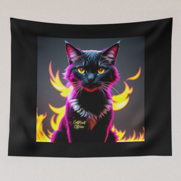 Item preview, Flame Cat designed and sold by CatPointOfView.