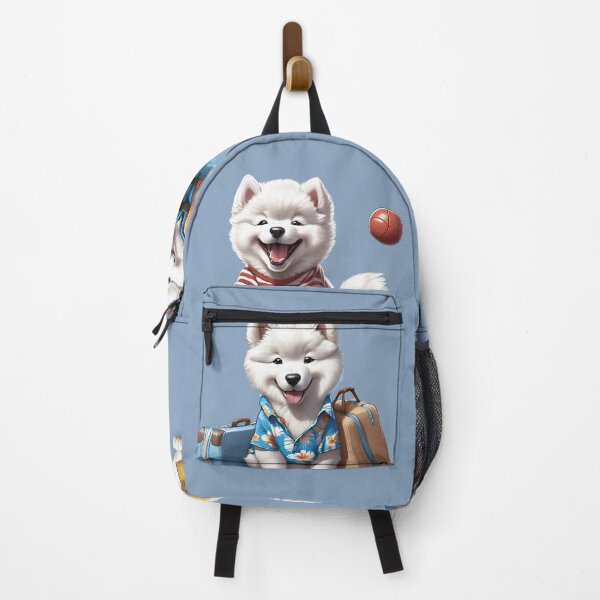 Item preview, Samoyed cute puppy dog travel Sticker Pack 3 designed and sold by Keffy.