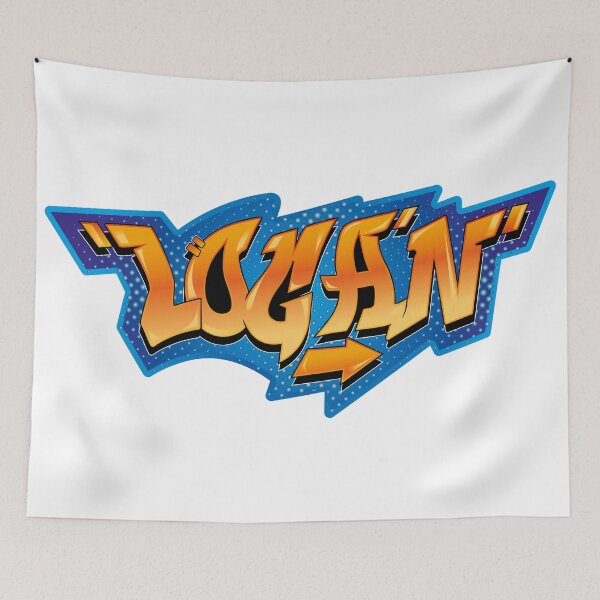 Item preview, Logan name graffiti style designed and sold by 0ut0fSpace.
