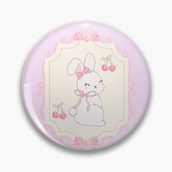Item preview, Cute Bunny Coquette Pink Ribbon Bows designed and sold by SunfullyYours.