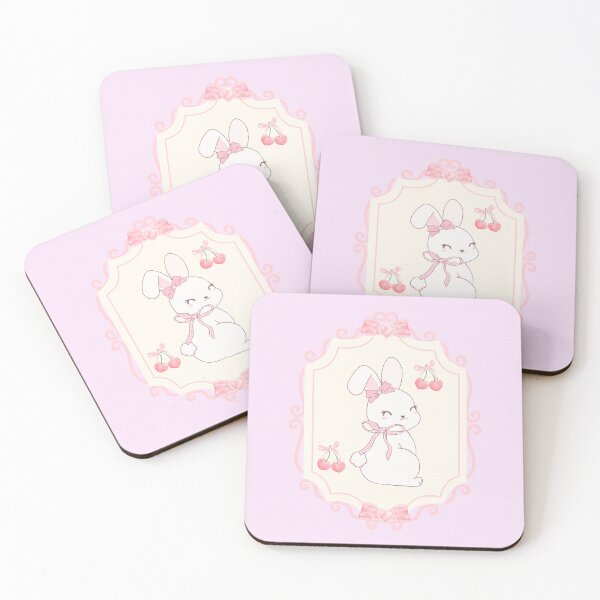 Item preview, Cute Bunny Coquette Pink Ribbon Bows designed and sold by SunfullyYours.