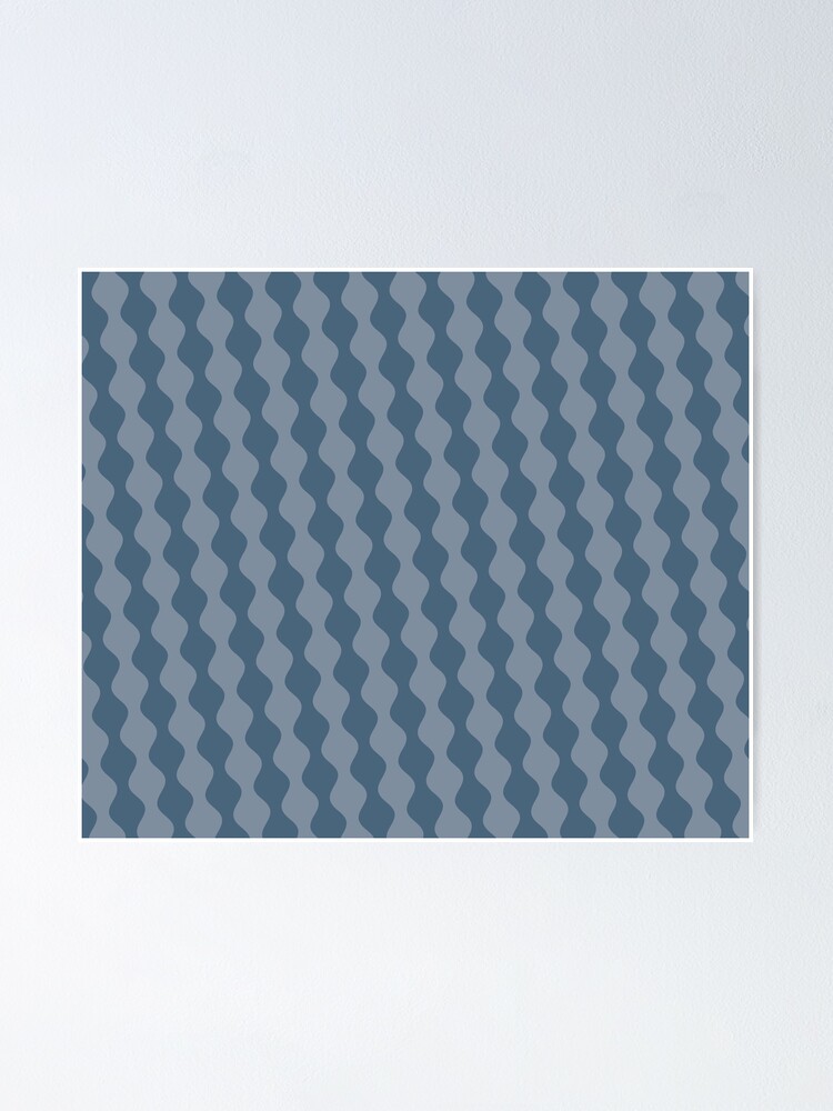 Thumbnail 1 of 3, Poster, Azure Wave Treasures Pattern Print designed and sold by RadDeck.