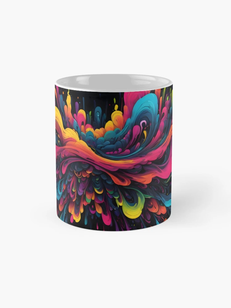 Thumbnail 4 of 6, Coffee Mug, Radiant Riot designed and sold by papi1998.