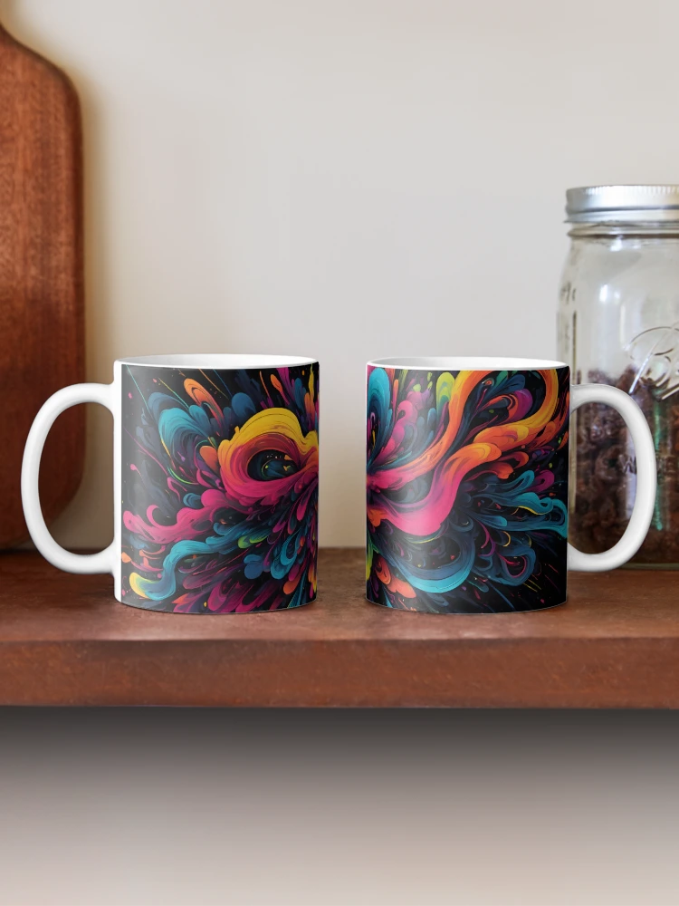 Thumbnail 2 of 6, Coffee Mug, Radiant Riot designed and sold by papi1998.