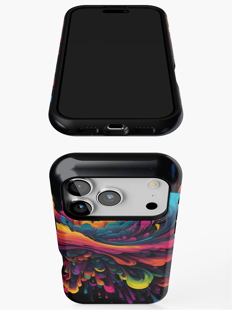 Thumbnail 3 of 4, iPhone Case, Radiant Riot designed and sold by papi1998.