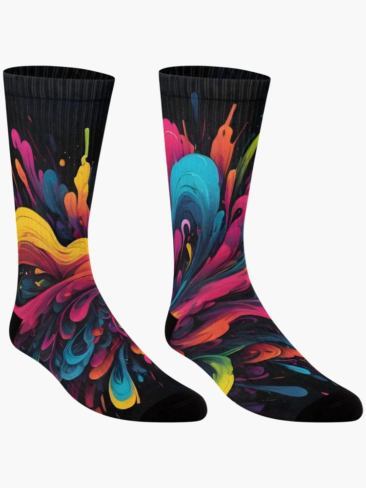 Thumbnail 3 of 5, Socks, Radiant Riot designed and sold by papi1998.