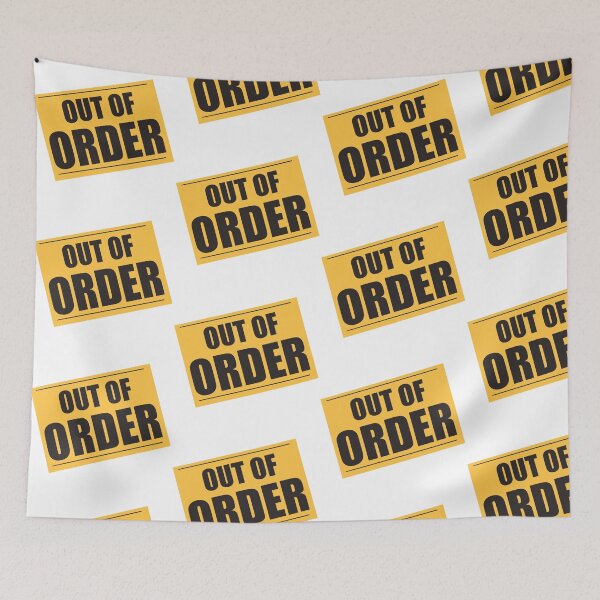 Item preview, Out of Order Sign designed and sold by Bridget Beswick.
