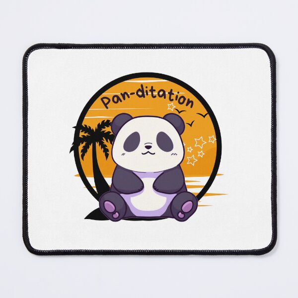 Item preview, Kawaii Cute Meditating Panda designed and sold by AdaMazingDesign.