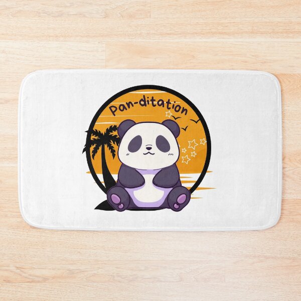 Item preview, Kawaii Cute Meditating Panda designed and sold by AdaMazingDesign.