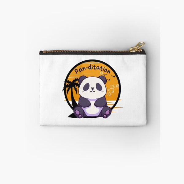 Item preview, Kawaii Cute Meditating Panda designed and sold by AdaMazingDesign.