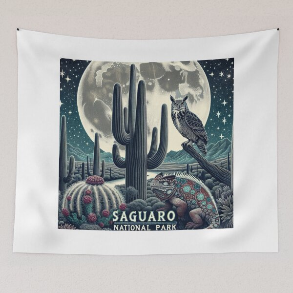 Item preview, Saguaro National Park Night Sky Watch designed and sold by HippieFarms11.