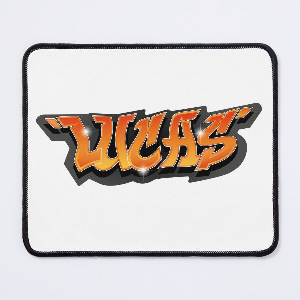 Item preview, Lucas name graffiti style designed and sold by 0ut0fSpace.