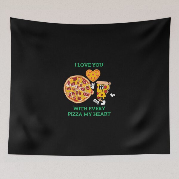 Item preview, I Love You With Every Pizza My Heart designed and sold by ridnaledesigner.