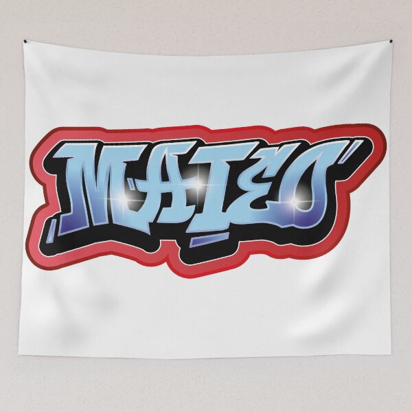 Item preview, Mateo name graffiti style designed and sold by 0ut0fSpace.