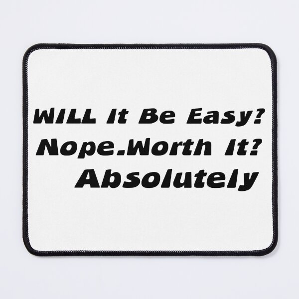 Item preview, will it be easy nope worth it absolutely designed and sold by 101univers.