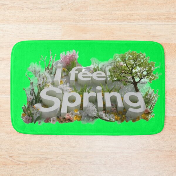Item preview, Spring Flowers with the text 'I feel spring' designed and sold by Tomasz  Siennicki.