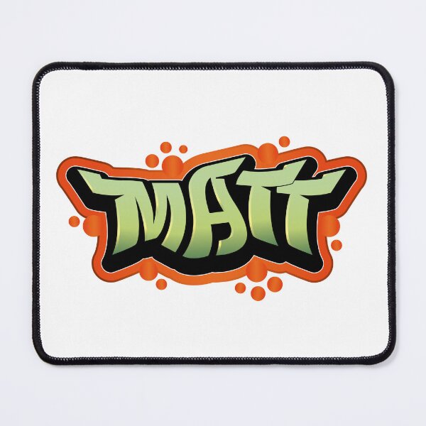 Item preview, Matt name graffiti style designed and sold by 0ut0fSpace.