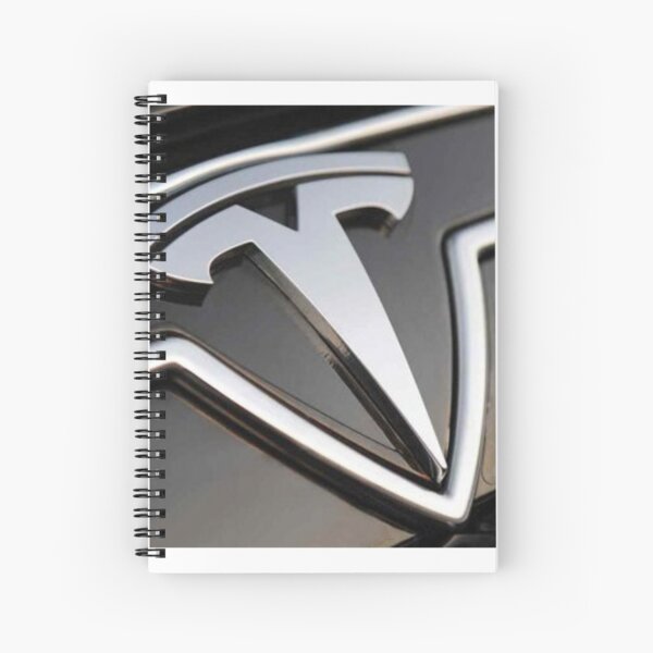 Tesla logo Spiral Notebook