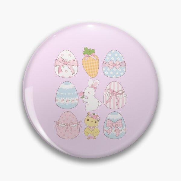 Item preview, Happy Easter Eggs Coquette Cute Bunny designed and sold by SunfullyYours.
