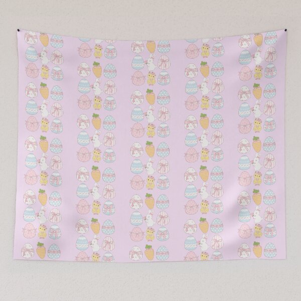 Item preview, Happy Easter Eggs Coquette Cute Bunny designed and sold by SunfullyYours.