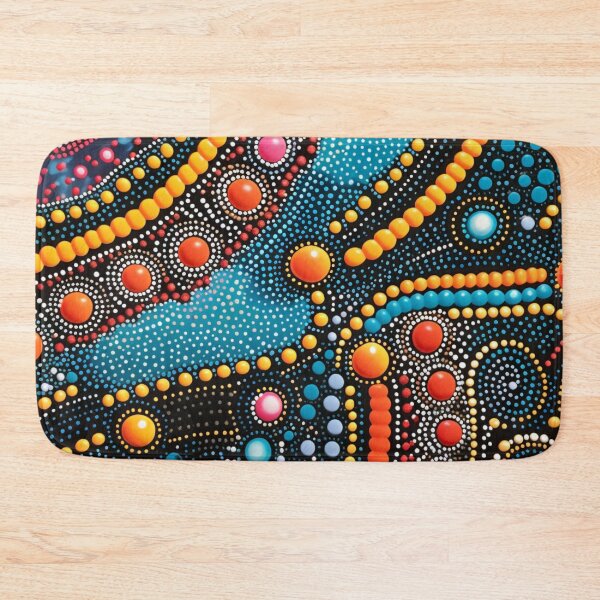 Item preview, Aboriginal Inspired Dot Art - Sophistication designed and sold by GrinGalore.
