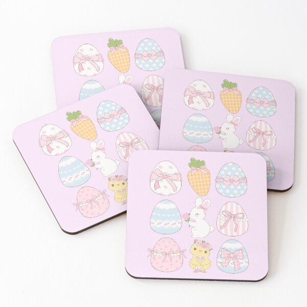 Item preview, Happy Easter Eggs Coquette Cute Bunny designed and sold by SunfullyYours.