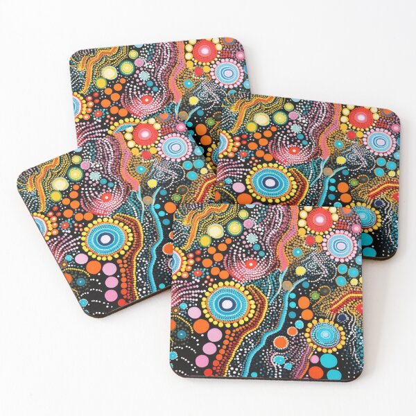 Item preview, Aboriginal Inspired Dot Art - Expressiveness designed and sold by GrinGalore.
