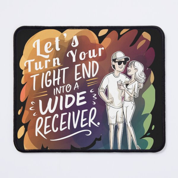 Item preview, tight end pickup line joke shirt designed and sold by ffcstore.