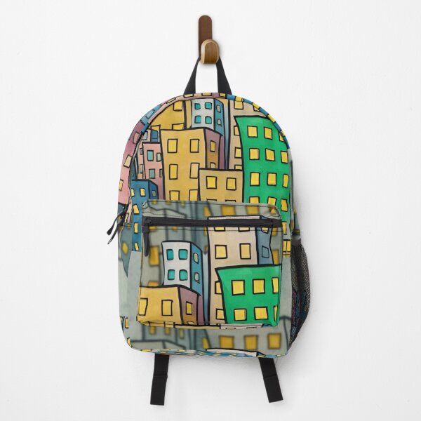 Item preview, Colourful town designed and sold by Glenbobagins.