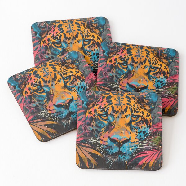 Item preview, Jungle Color Burst: Majestic Pop Art Leopard designed and sold by manni3003.