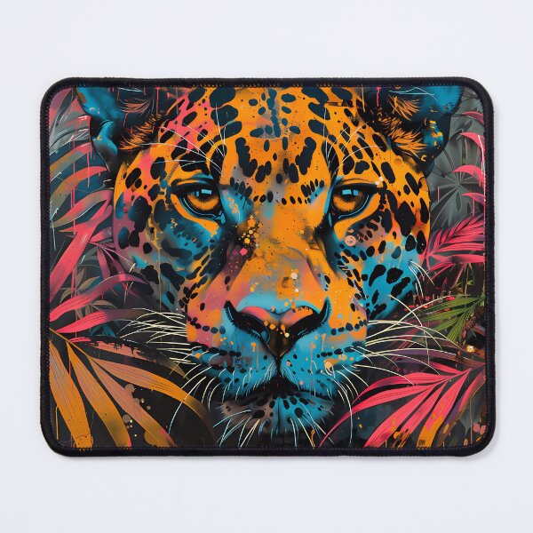 Item preview, Jungle Color Burst: Majestic Pop Art Leopard designed and sold by manni3003.