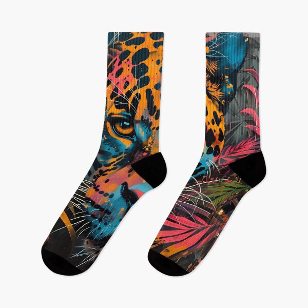 Item preview, Jungle Color Burst: Majestic Pop Art Leopard designed and sold by manni3003.