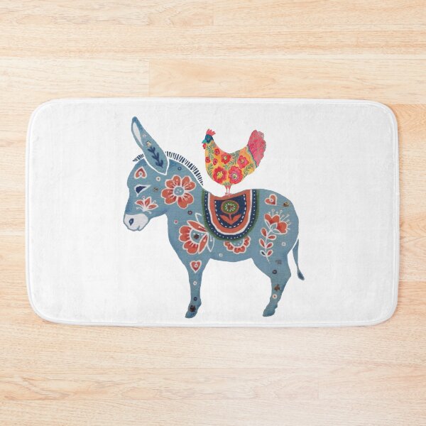 Item preview, Mexican style donkey and the colorful hen designed and sold by MuciMuki.