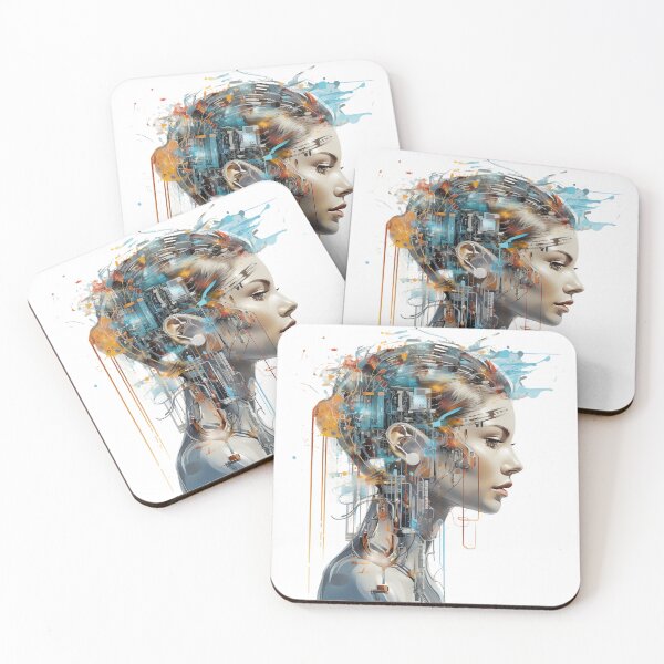 Item preview, Artificial intelligence bionic human  designed and sold by ShopMaxiDesigns.