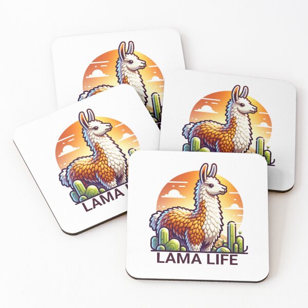 Item preview, Llama Life, Llama Illustration designed and sold by GabbyKI261.