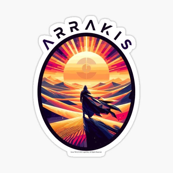 Item preview, DUNE - Abstract Sunset in Arrakis Seen by a Fremen designed and sold by Amanda-S-Olsen.