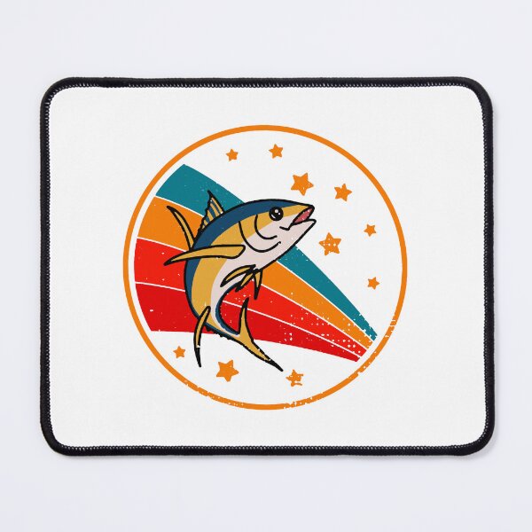 Item preview, Yellowfin Tune Big-game Sport Sea Fishing Retro Space , big tuna designed and sold by oneyies-elottet.