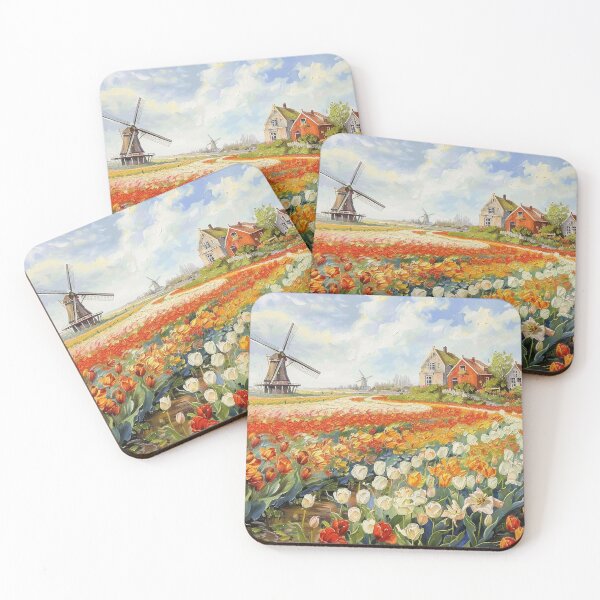 Item preview, Vast Tulip Fields designed and sold by Timothystore-.
