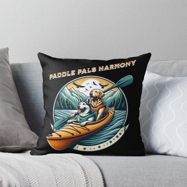 Item preview, Dogs Solve Most Of My Problems Kayaking Solves The Rest - Paddle pals harmony designed and sold by JansenGS.