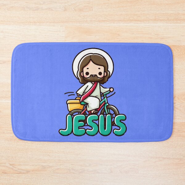 Item preview,  Journey with Jesus on a Bicycle   designed and sold by PaintMeWorld.