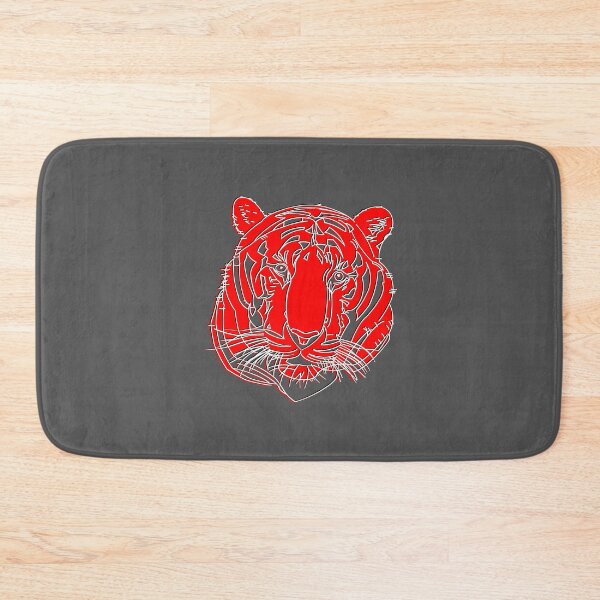 Item preview, Chinese Tiger Head Feline portrait Wildcat face profile designed and sold by 4rpixs.
