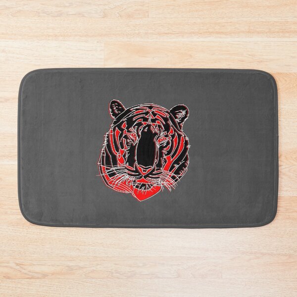 Item preview, Chinese Tiger Head Feline tyger Wildcat face profile designed and sold by 4rpixs.