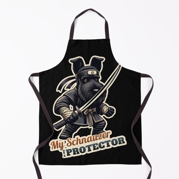 Item preview, Giant Schnauzer ninja designed and sold by ThisDress.