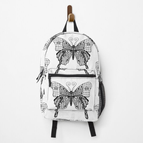 Artikelvorschau, Zentangle-Schmetterling von Namaloue entworfen und verkauft von cheznamaloue.