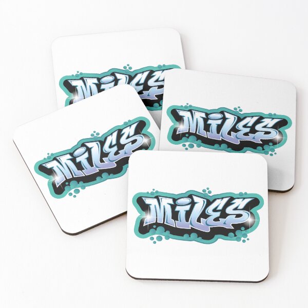Item preview, Miles name graffiti style designed and sold by 0ut0fSpace.