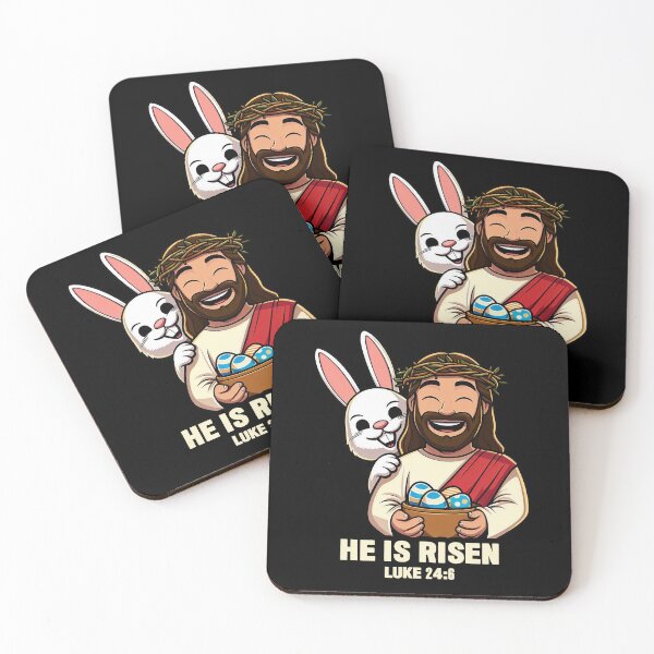 Item preview, Luke 24:6 He Is Risen designed and sold by plushism.