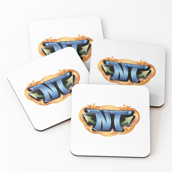 Item preview, NT letters graffiti style designed and sold by 0ut0fSpace.